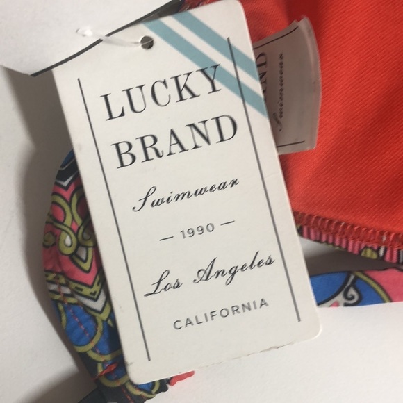 NWT Lucky Brand swimwear halter top - Picture 4 of 12